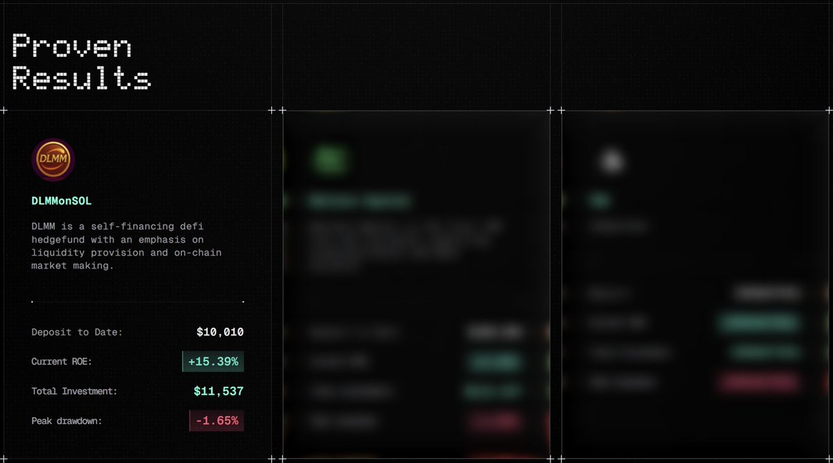 Algon Trade Friends

<a href="/DLMMonSOL/">DLMM</a> our first partner who uses our technology as a yield generator.

They allocated 10,000 $USDT to our trading vault.

In less than 2 months, their capital grew by 15.2% and this is only the beginning.

Want the same results? Join us: