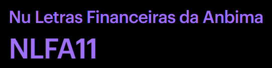 rodrigocaputo's tweet photo. O NLFA11 é um ETF que replica o índice ILFA (Índice Letras Financeiras da Anbima). Ele investe em Letras Financeiras (LFs), que são títulos de renda fixa emitidos por bancos de diferentes níveis e tamanhos para captação de longo prazo. https://t.co/hGYtF3ZuMG