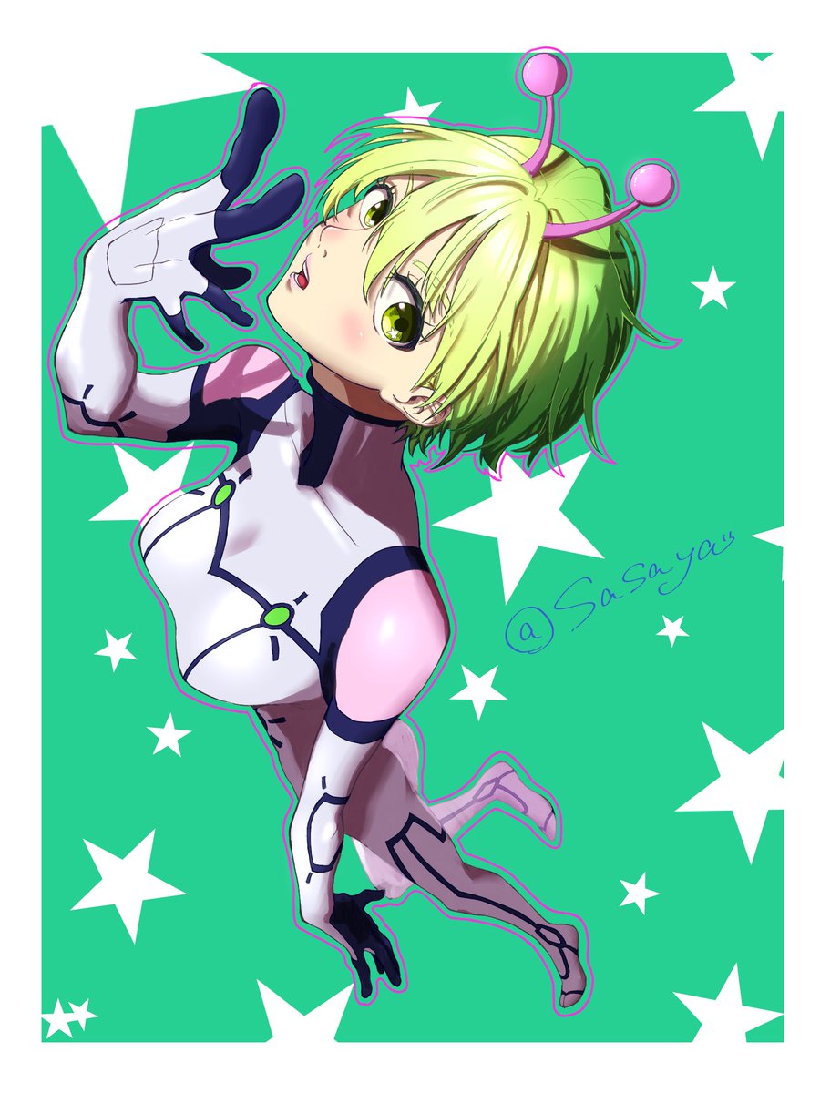 ＃ダンダダン  
謎の美少女