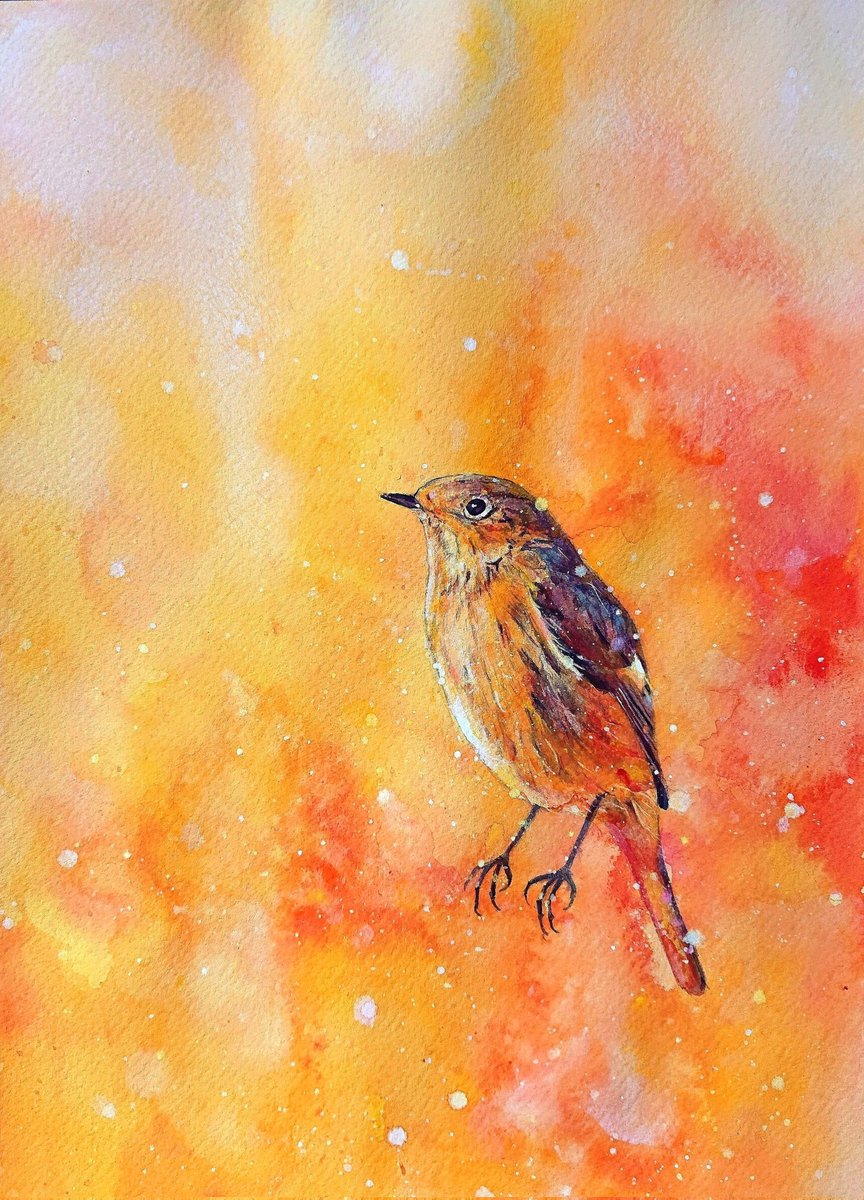 THE CABIN COMPANY 鳥のアクリル画 THE CABIN COMPANY 鳥のアクリル画