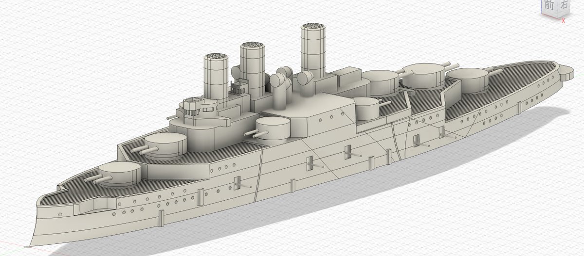 GDnavy_squid's tweet photo. 架空艦 https://t.co/VMwR6vXc65