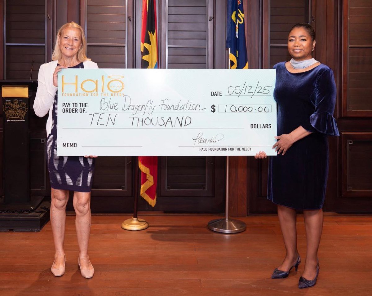 The Halo Foundation donates to The Blue Dragonfly Foundation’s Transformative Initiative