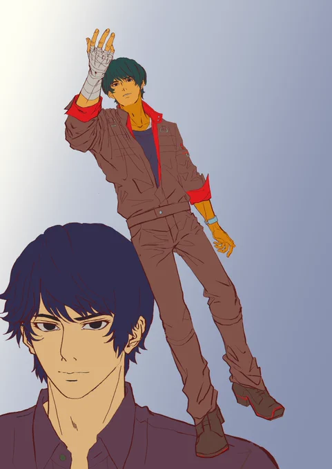 #wip イラストメイキング ⑤ 色味テスト パルマ