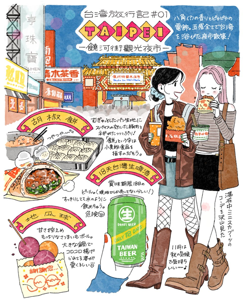 台湾旅行記🇹🇼🥟🍺