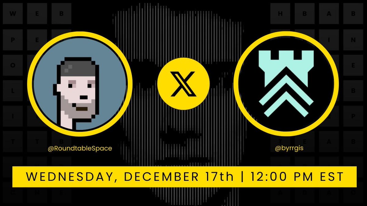 CarbzXBT's tweet image. I will be attending @byrrgis space today to understand more of what they are building, one of the low key projects on my list

2pm UTC Security roundtable with some top projects including @SkaleNetwork, @ChainPatrol and @idea___L

Also if you want to understand some key to…