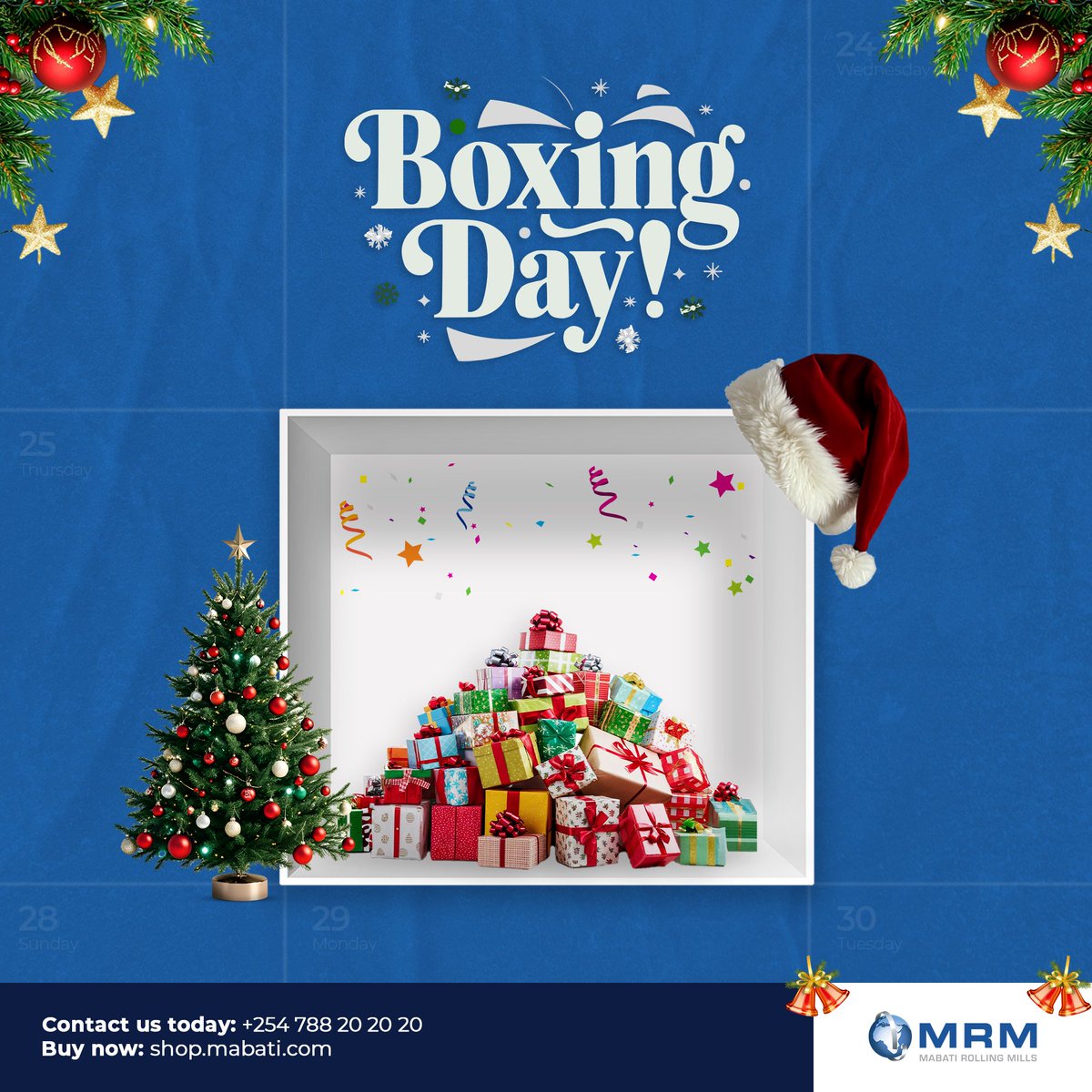 MRM_Mabati's tweet photo. Happy Boxing Day!

As we unbox gifts and enjoy the warmth of the season, let us remember those who have less and share the spirit of kindness that defines this time of year. Small acts of care can make a big difference.

#MRM #BoxingDay #SeasonOfGiving https://t.co/mq02Qdt7Df