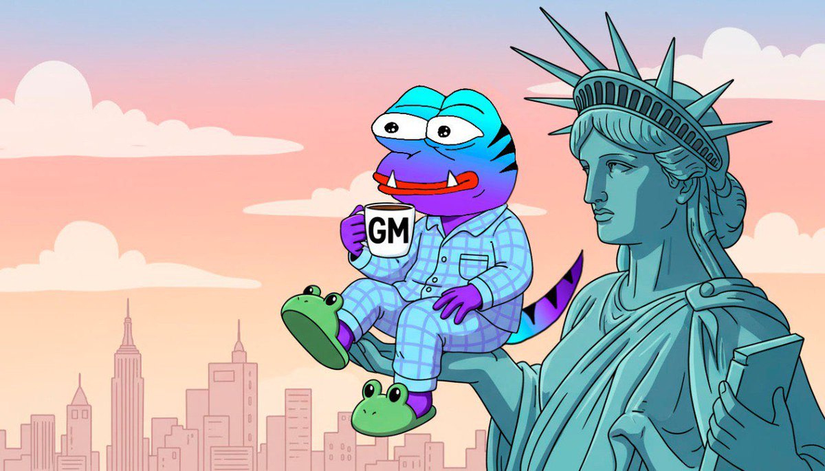 DinosolMeme's tweet image. GM! ☀️🗽