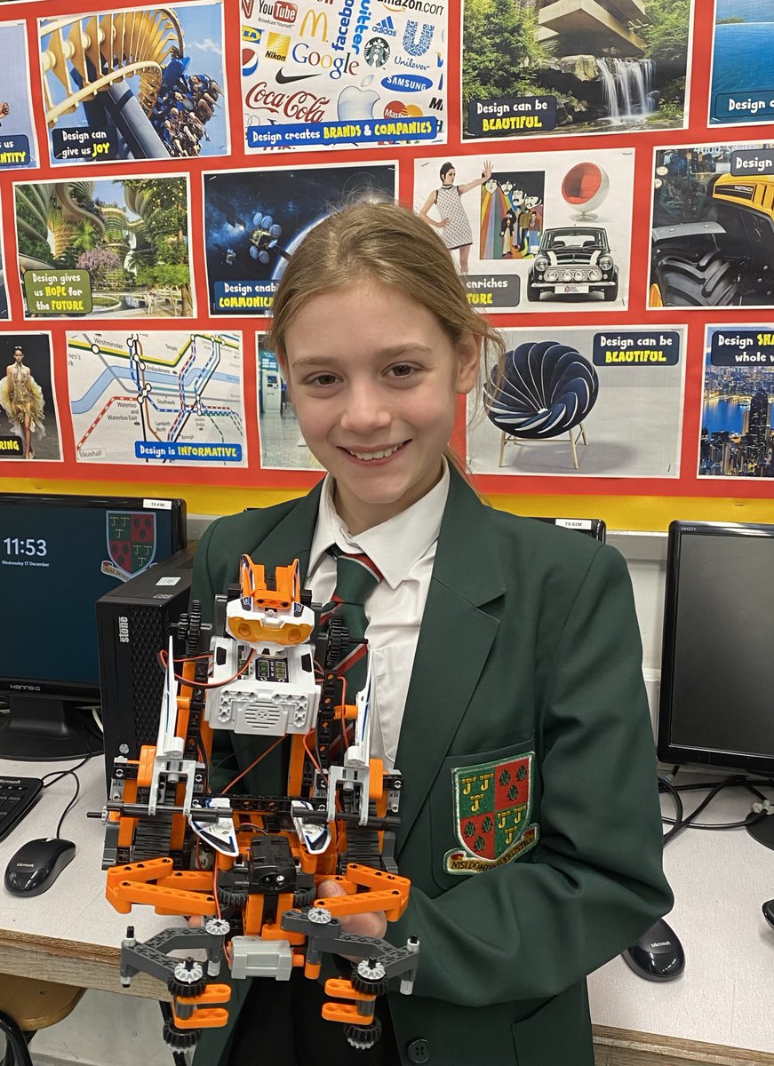 KirkbieKendal's tweet image. Year 7 student Clara brought in her amazing robot, complete with sounds, movement and sensors, to show the rest of her Design &amp;amp; Technology group! 🤖👏

#STEM #sciencetechnologyengineeringmaths #impressivework