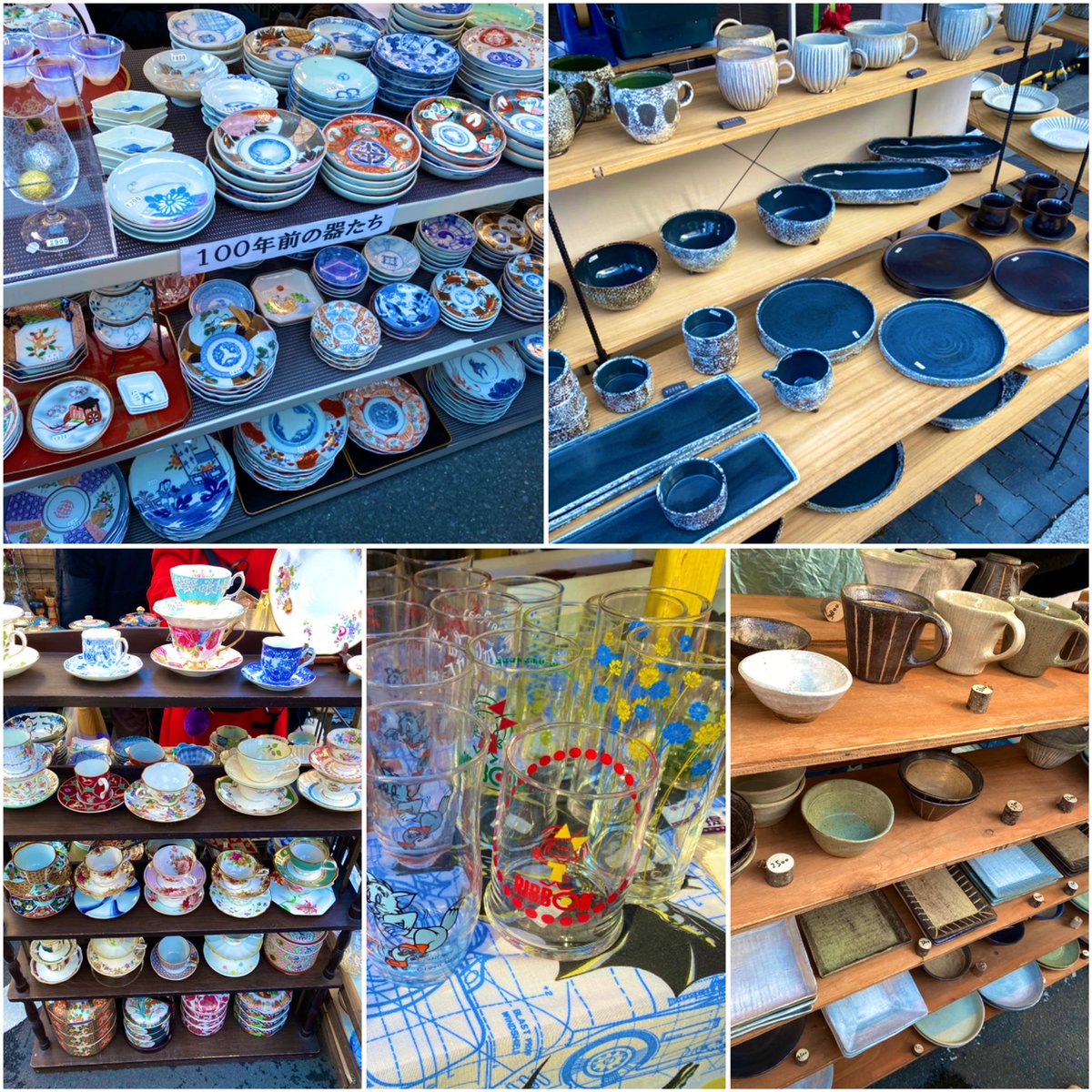 骨董市に行って来た𓂃𓎩𓌉𓇋𓈒𓏸︎︎︎︎ ずっと探していた感じの