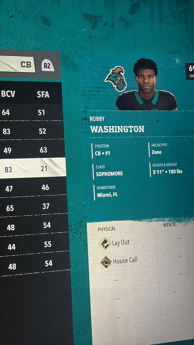RobbyWash12's tweet photo. Been a whole year , i am not a Corner back i am a wide receiver can we get this fixed please 🤦🏾‍♂️ @CFBDirect @EASPORTSCollege https://t.co/gWRqZlREr2