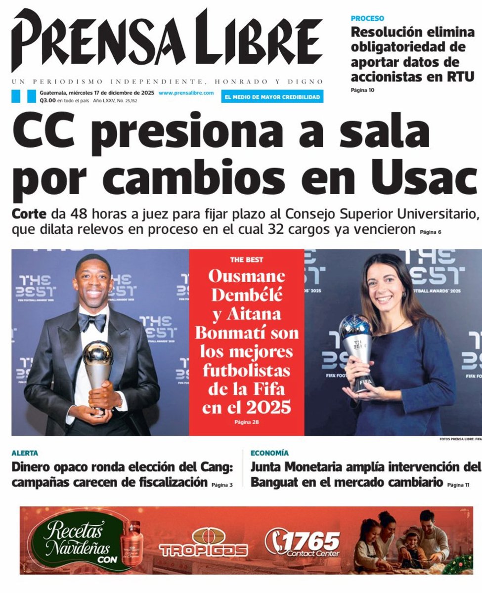 Llamar “presión” a lo que hizo la CC es tergiversar la resolución. No hay cambios discrecionales ni pugna entre tribunales: hay un amparo incumplido, cargos del CSU con períodos vencidos y una orden de ejecución constitucional. El titular desinforma.