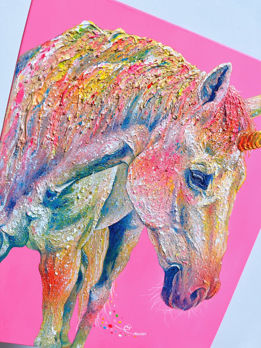 ユニコーン☆アクリル画　龍ノツカイ ユニコーン☆アクリル画 龍ノツカイ ユニコーン☆アクリル画 龍