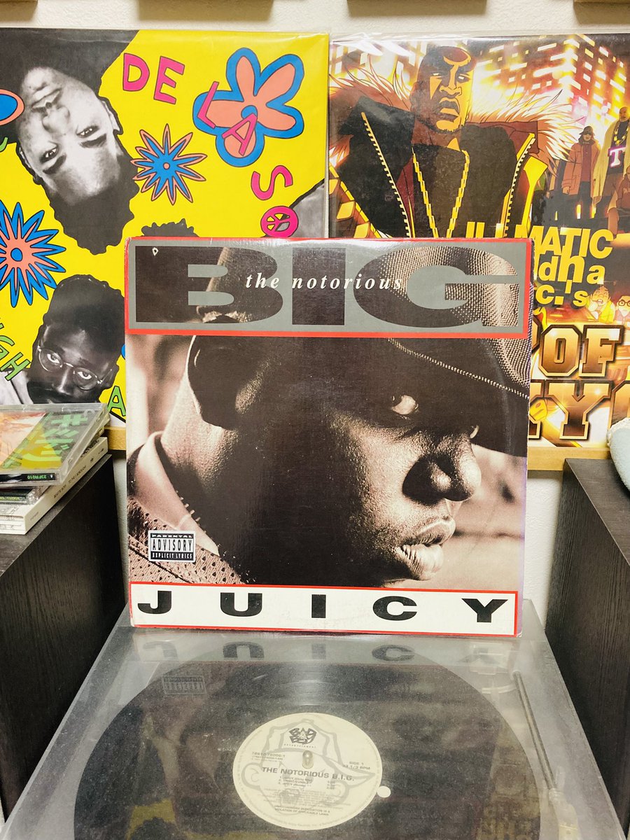 The Notorious B.I.G.「JUICY」レコード。鎮座DOPENESSさんのライブで