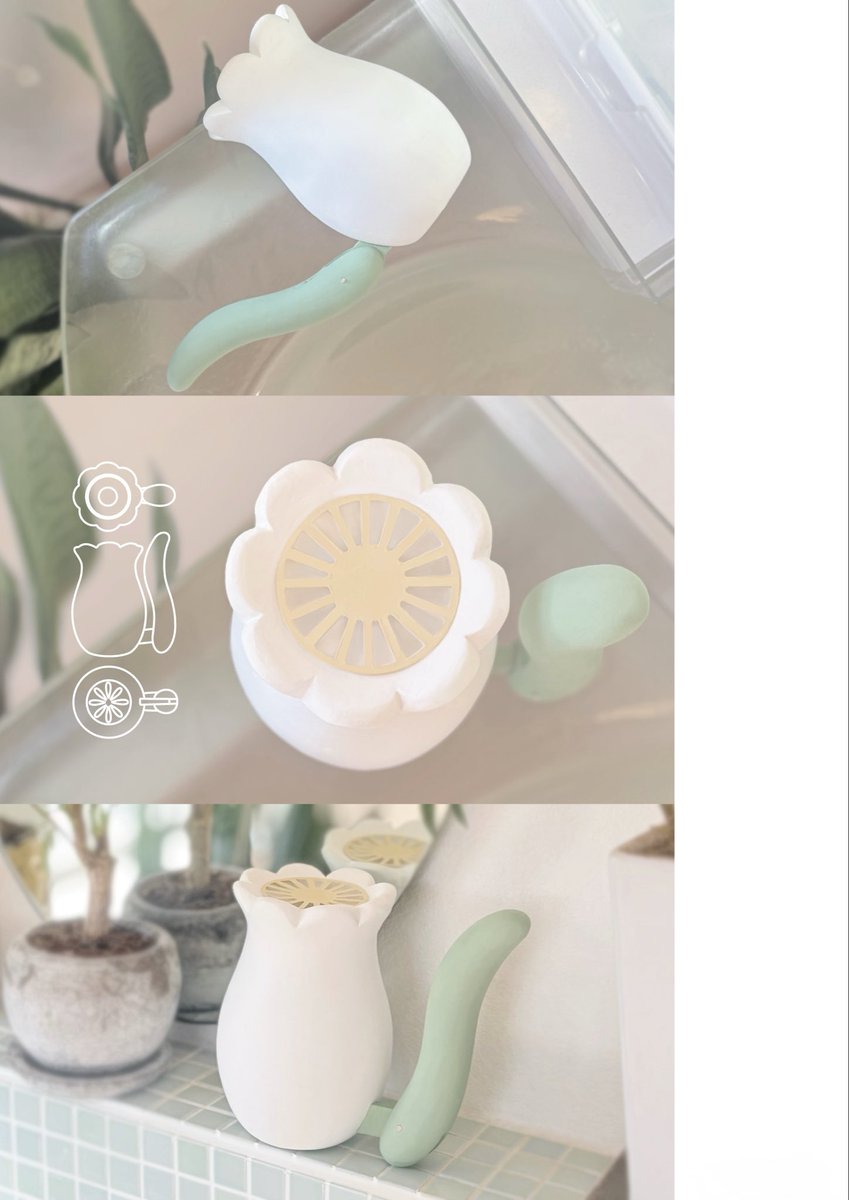 rinooo666's tweet image. プロダクト課題 ドライヤー
お花っぽいのつくりました ⸜✿⸝‍