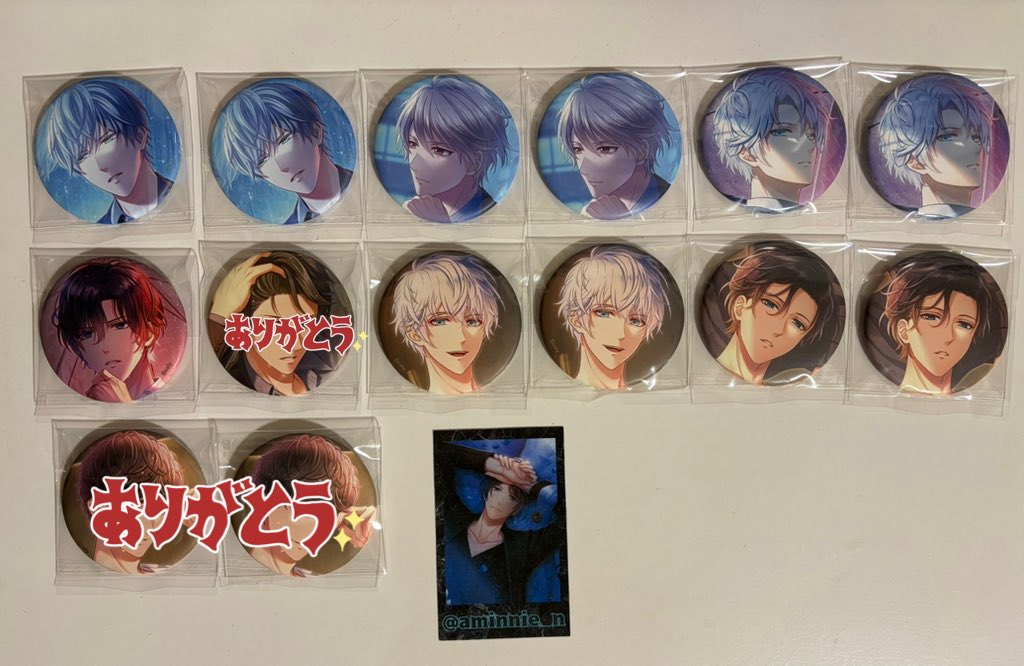 交換】スタマイ NCC第4弾 缶バッジ 譲⇨荒木田 桧山 カナメ 宮瀬 求