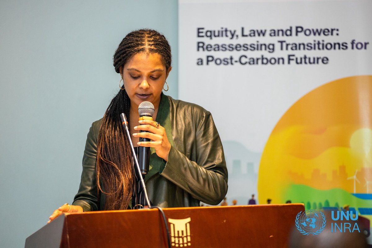 UNUINRA's tweet photo. Legal frameworks must embed distributive justice(who gains &amp;
who loses),procedural justice (who decides &amp; participates),&amp; restorative justice(how past harms are acknowledged &amp; remedied)so that transitions become more inclusive, equitable,resilient &amp; legitimate.

#DaretoShare https://t.co/HGpSFBZPh8