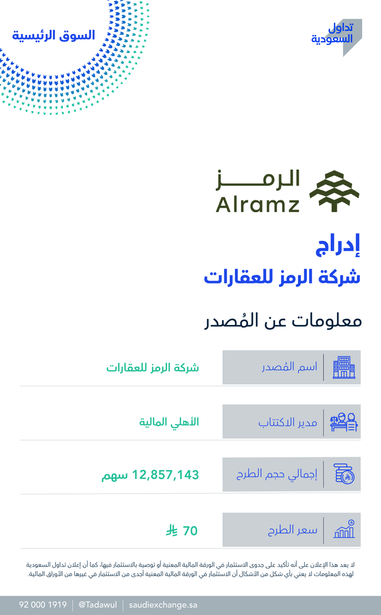 Saudi Exchange | تداول السعودية tweet media