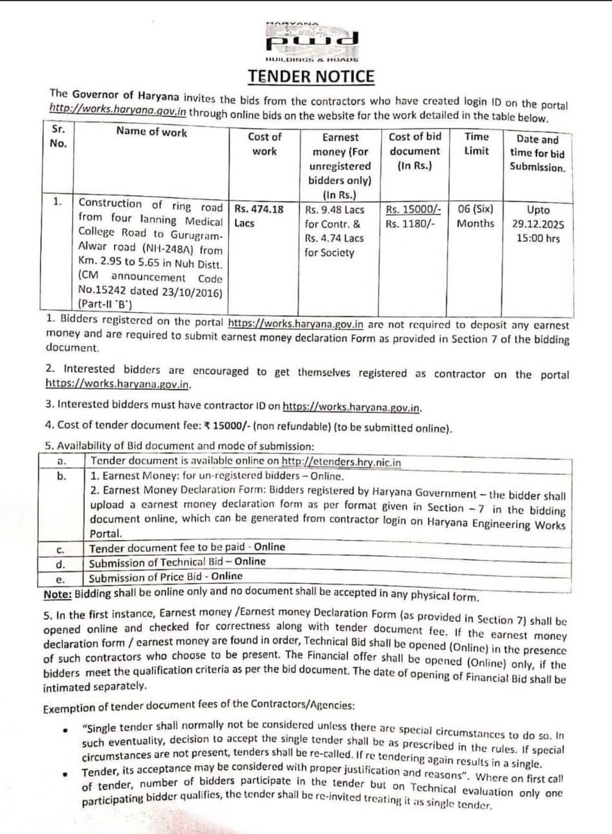 नूंह जिले में राष्ट्रीय राजमार्ग NH248A से मेडिकल कॉलेज तक बनेगा आउटर रिंग रोड।
इस सौगात के लिए हरियाणा सरकार का बहुत बहुत आभार। <a href="/cmohry/">CMO Haryana</a> 

#Nuh #AFazenda #AvengersDoomsday