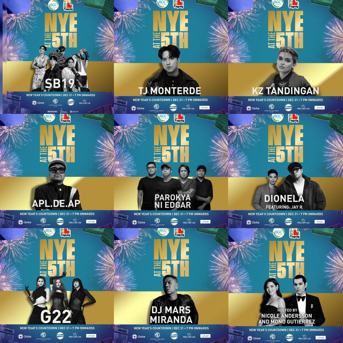 BGC unveils the full lineup for NYE at the 5th!

Closing out 2025 with epic Filipino talent and one massive countdown at 5th Avenue, BGC, Taguig City.

philippineconcerts.com/concert/opm-ta…