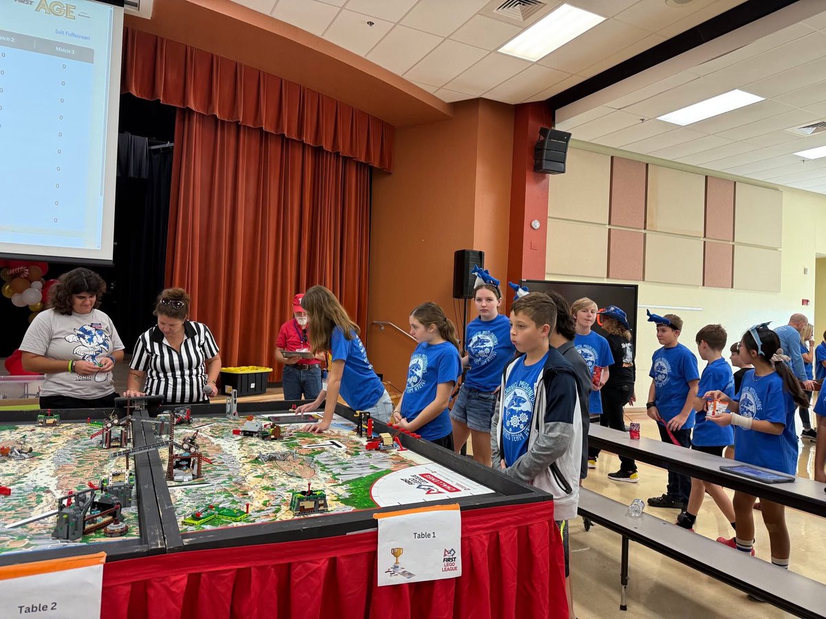 C_Forte4's tweet image. This past weekend our first ever robotics team engaged in their 2nd scrimmage of the year.  We love the hard work these sharks are putting in! 
#robotics #middleschool #flipthescript #martincounty