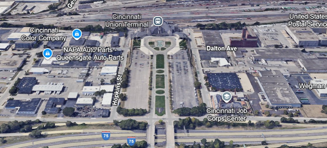 Before the I-75 gutting. After the I-75 gutting.