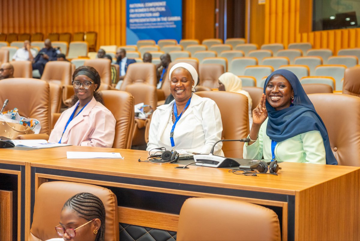 _

I was honored to represent my office, <a href="/AllGirlsAgenda/">The Girls' Agenda</a> at the 2-day National Conference on 👩‍⚖️Political Participation and Representation in The 🇬🇲, held under the theme: “Breaking Barriers, Building Power: Advancing Women’s Political Participation and Representation in The 🇬🇲.”