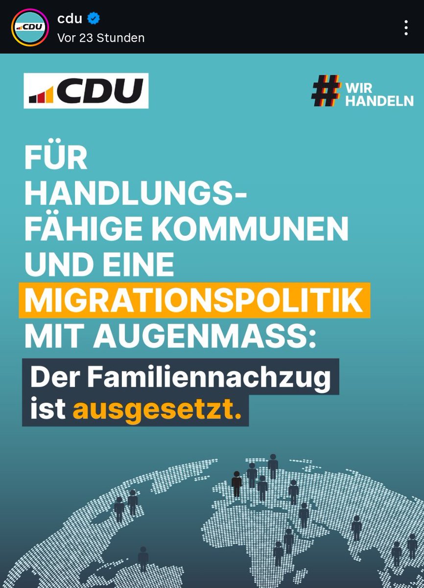 Im Jahr 2025 sind über 100.000 Migranten per Familiennachzug nach Deutschland gekommen. Die CDU behauptet trotzdem, der Familiennachzug wäre ausgesetzt. Die Menschen werden schlicht belogen.