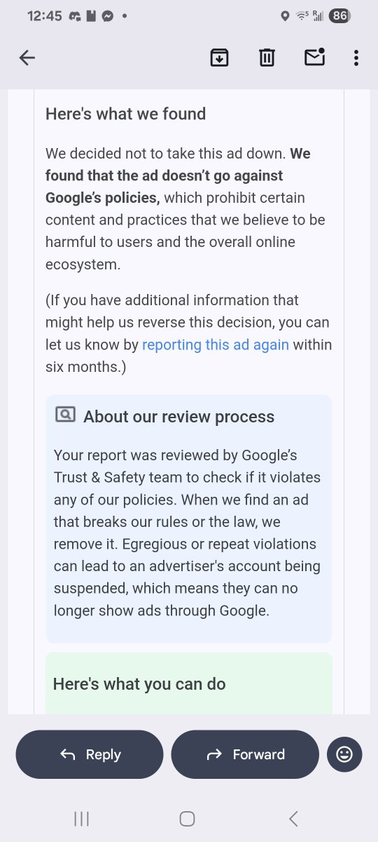 Kursephone's tweet photo. What a surprise, YouTube refusing to take down AI generated ads (for obviously fake products), even though they are also blatantly using @miracleofsound  's song Valhalla Calling without permission https://t.co/uhKD3MIiRE