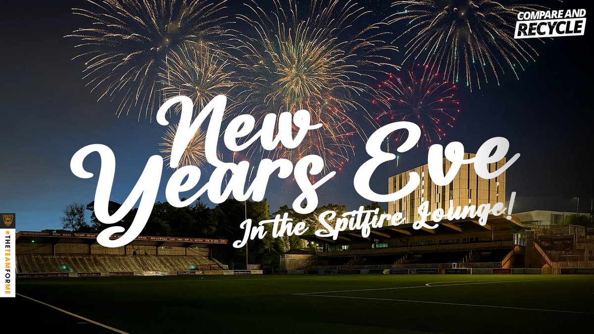 Celebrate New Year at the Gallagher Stadium.

The club are hosting a New Year’s Eve Party in the Spitfire Lounge and with no game until Saturday 3 January, you’ve got time to recover too!

ow.ly/Nf6450Xz1Wv