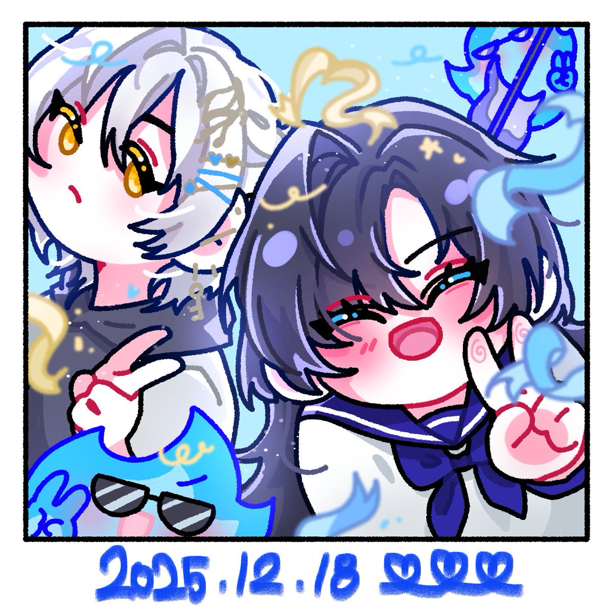 보틀스티커 3종 작업했습니다!!
재밌었다 그치~~~ 💙🤍

#ur_ärt 
#우리의_여름_청춘곡 
#Unnämed_3rd_Anniversary