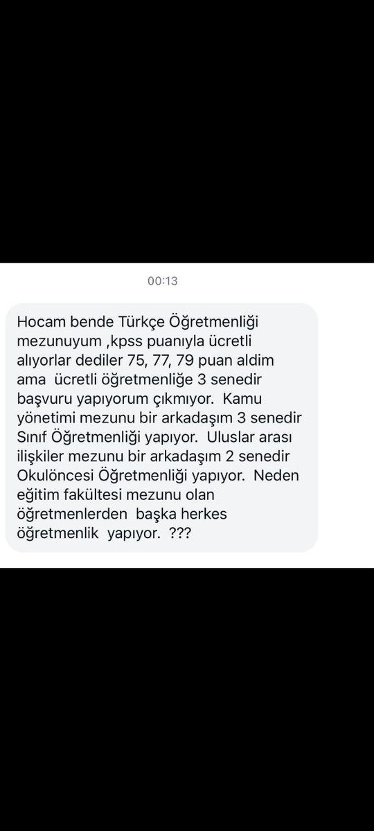 Sayın yetkililer, 2024 KPSS süreci, ülkemizin eğitim geleceği için bir gereklilik haline gelmiştir. Yüksek puanlar alarak liyakatını kanıtlayan binlerce öğretmen adayımız, 'kıstılı kontenjan' gibi keyfi uygulamalarla beklemeye alınmamaktadır. Bu durum, sadece bireysel bir
