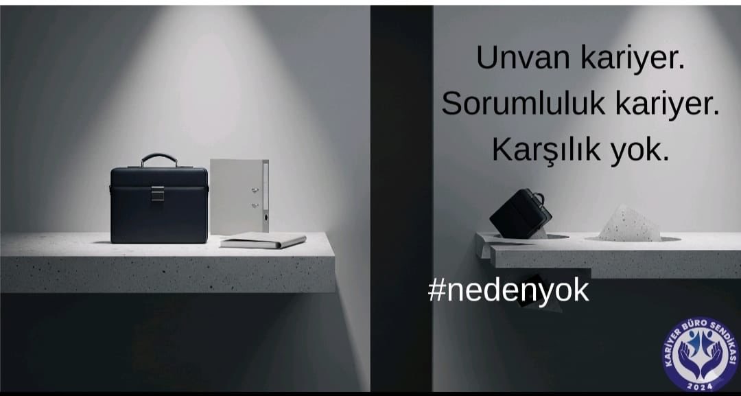 Bu emeğin ve sorumluluğuj karşılığı olarak kariyer mesleğe yakışır haklar #nedenyok 

Taşra diye ötekileştirilen kariyer mesleklerin emeğinin karşılığı neden yok?