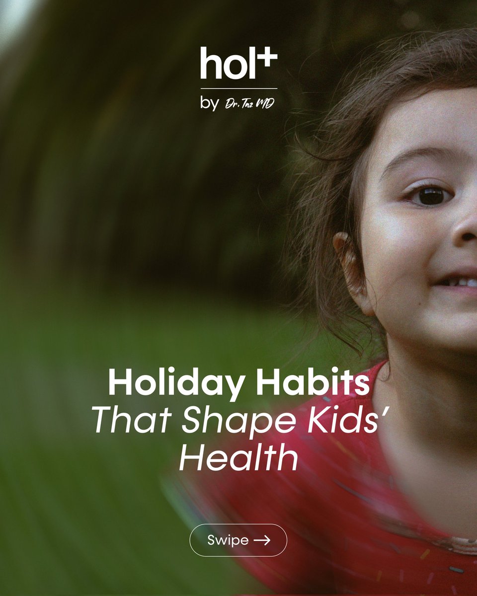 drtazmd's tweet photo. The holidays affect kids too. Disrupted sleep, sugar, and overstimulation can impact gut health, mood &amp; focus, often showing up as meltdowns or fatigue. Supporting kids holistically means protecting the nervous system, stabilizing blood sugar, and supporting gut + immune health. https://t.co/i1RU5bEVRC