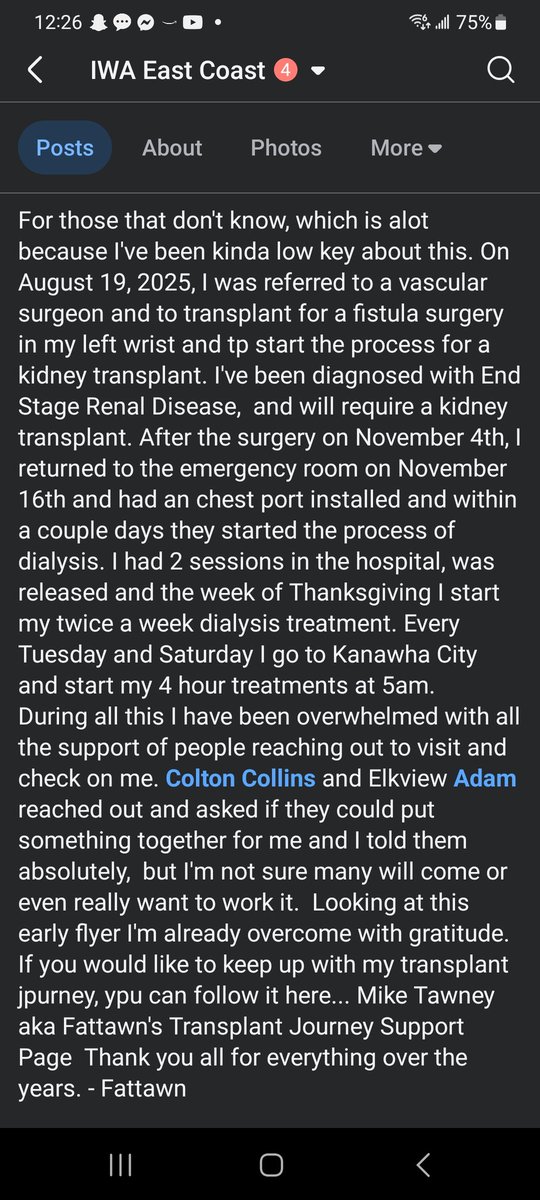 Take a moment and let's catch up if you would be so inclined.
Read the screenshot and follow the link if you'd like to come. facebook.com/share/p/1C25y6…