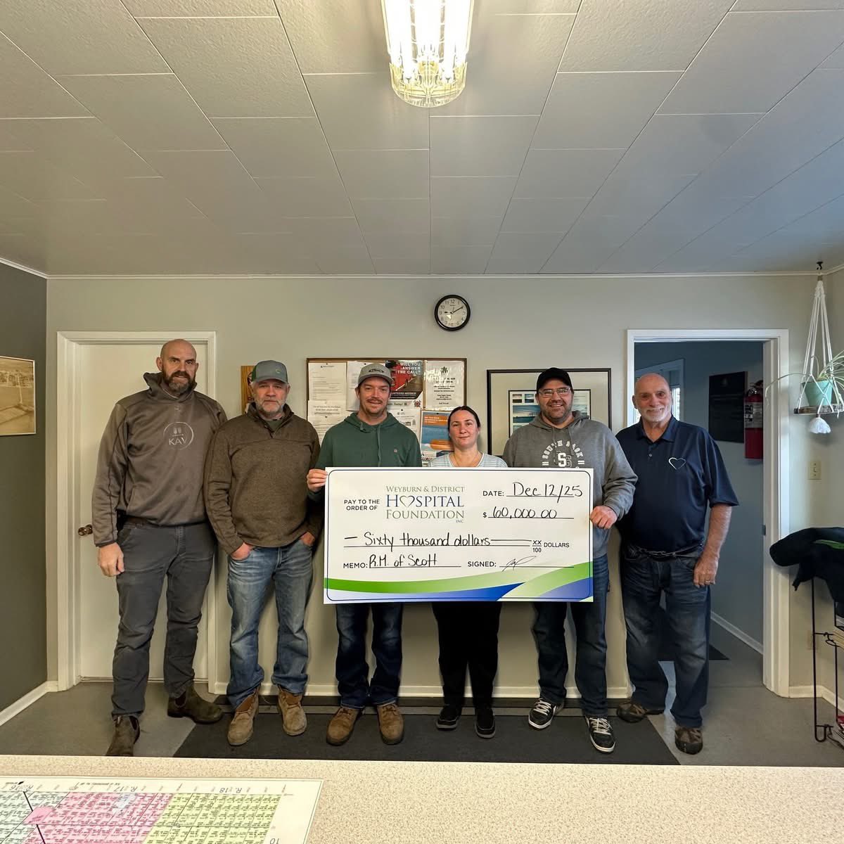 We are incredibly grateful for the additional $60,000 donation from the Rural Municipality of Scott No. 98 this holiday season 🎄

Combined with their original $25,000 pledge, their total contribution now reaches $85,000.