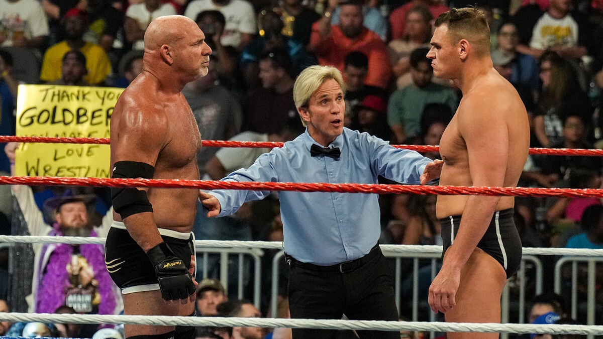 WrestleTalk_TV's tweet image. WWE's GUNTHER says the magnitude of retiring John Cena was "very different" to retiring Goldberg earlier this year:

"Goldberg was way more limited than John was, and John was just a better wrestler over his whole career. It’s not like a dig to Goldberg, he didn’t get famous by…