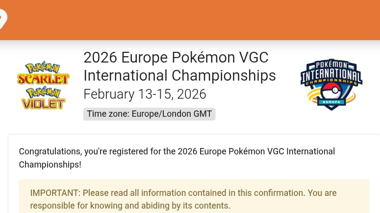 MarkaVGC's tweet photo. Yesterday I made my Registration for this seasons EUIC in London. I am so hyped my first IC ever this is going to be legendary. https://t.co/AIcVO5Ogsq
