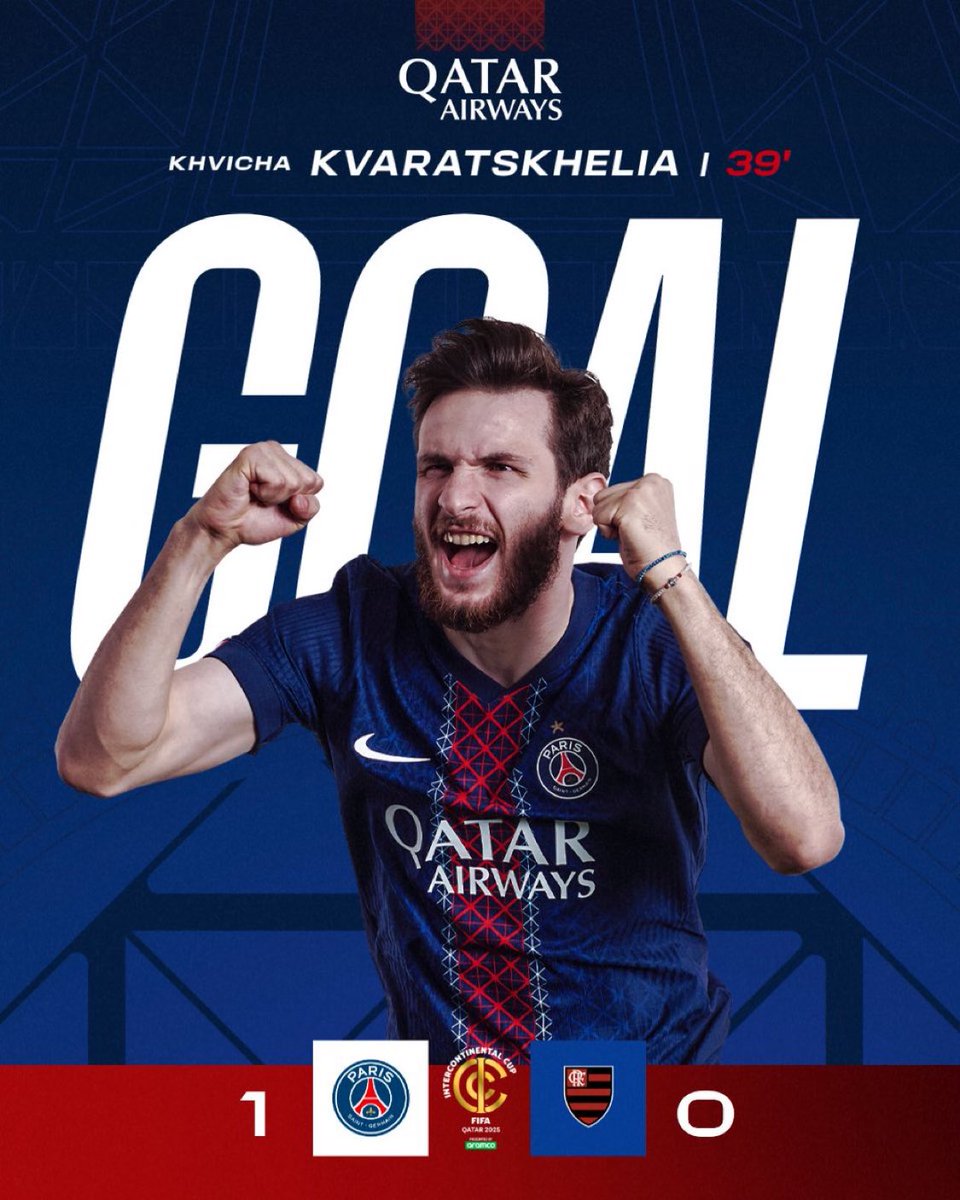 PSG_English's tweet photo. ⏱️ 39’ I GOOOOOAL!!! 

#PSGFLA I #FIFAIntercontinentalCup https://t.co/ioIsPMtYEJ