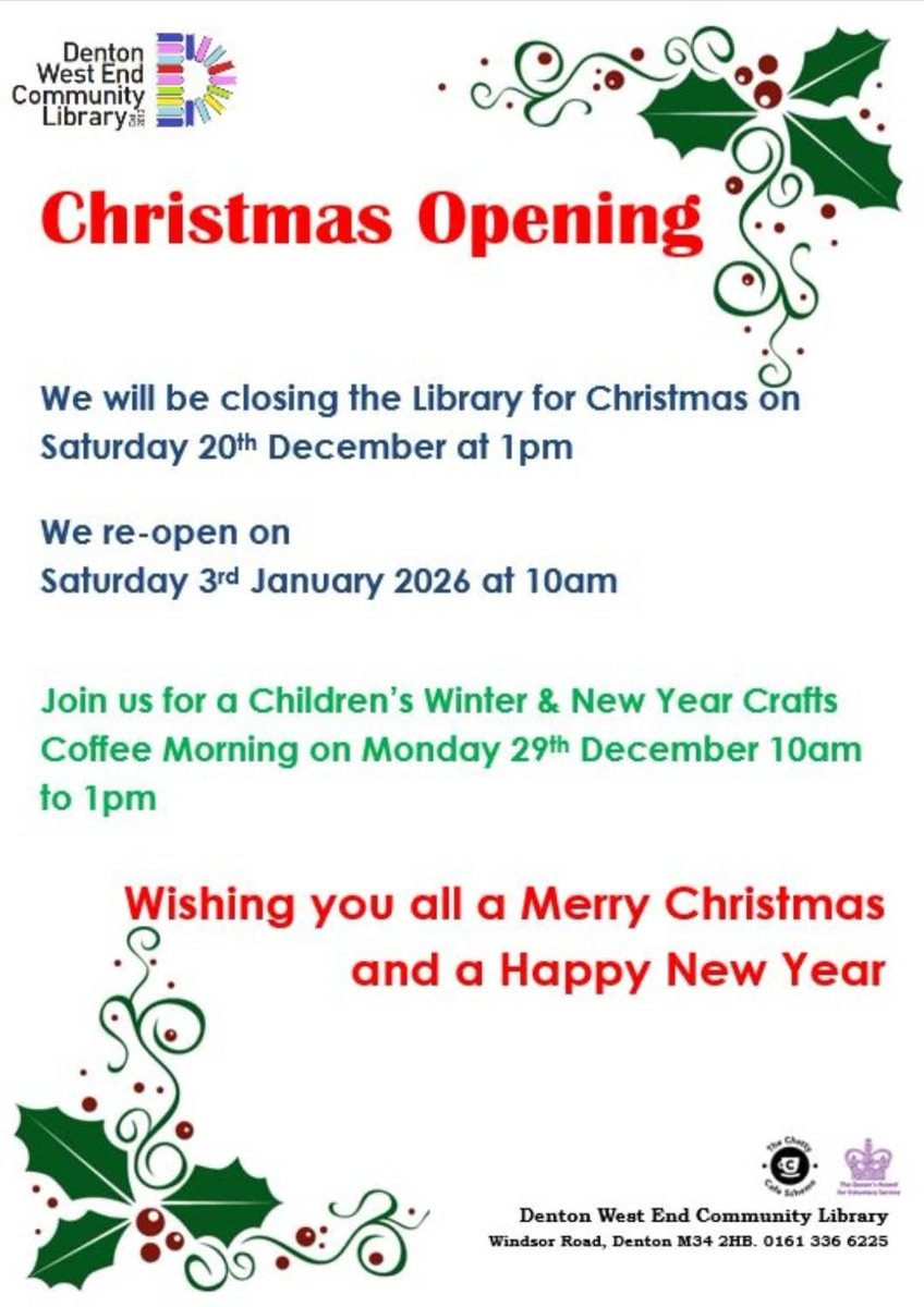 Denton West End Community Library tweet media