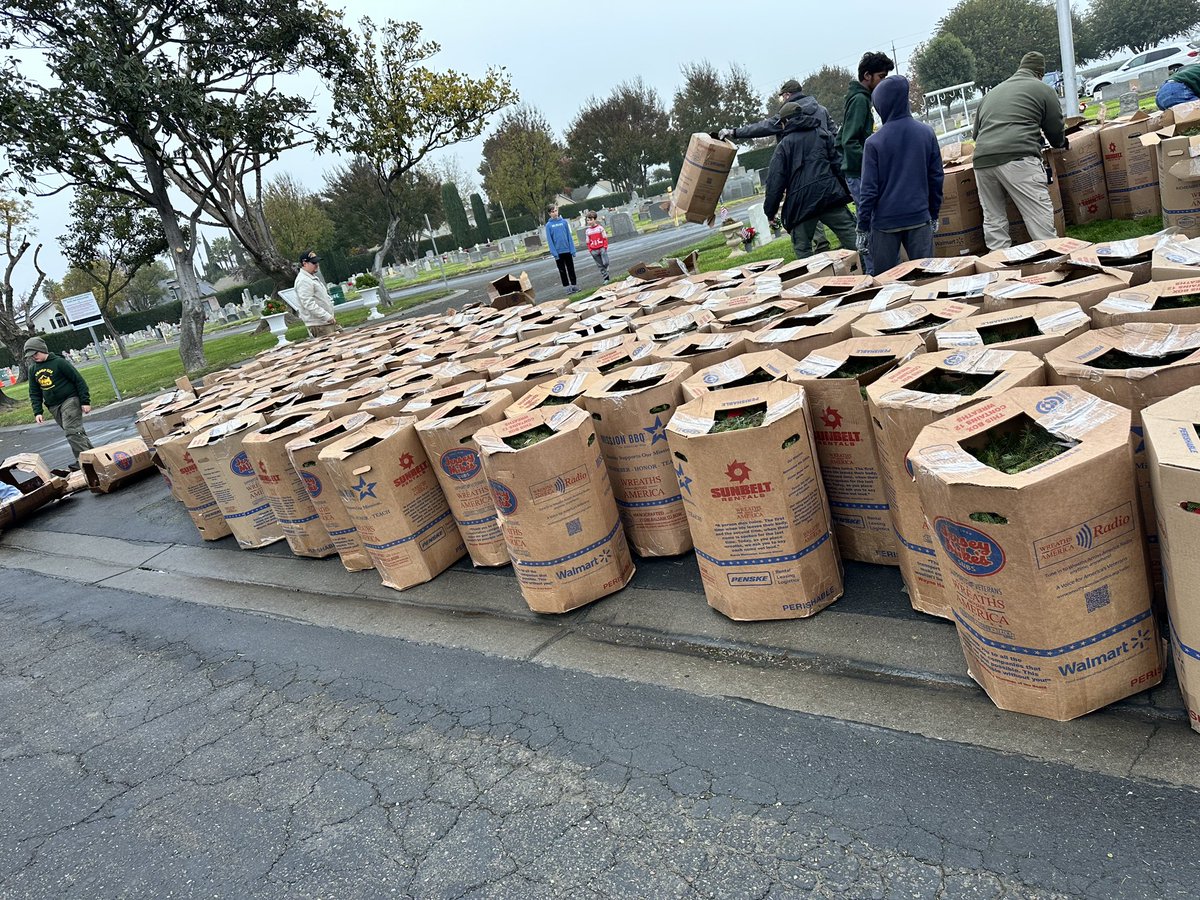 BlueShieldCA's tweet image. #BlueShieldCACares! Our Operation VET employee resource group organized dozens of our employees and their families to participate in @WreathsAcross America Day, which honors veterans and fallen soldiers who gave the ultimate sacrifice. Alongside community volunteers, they laid…