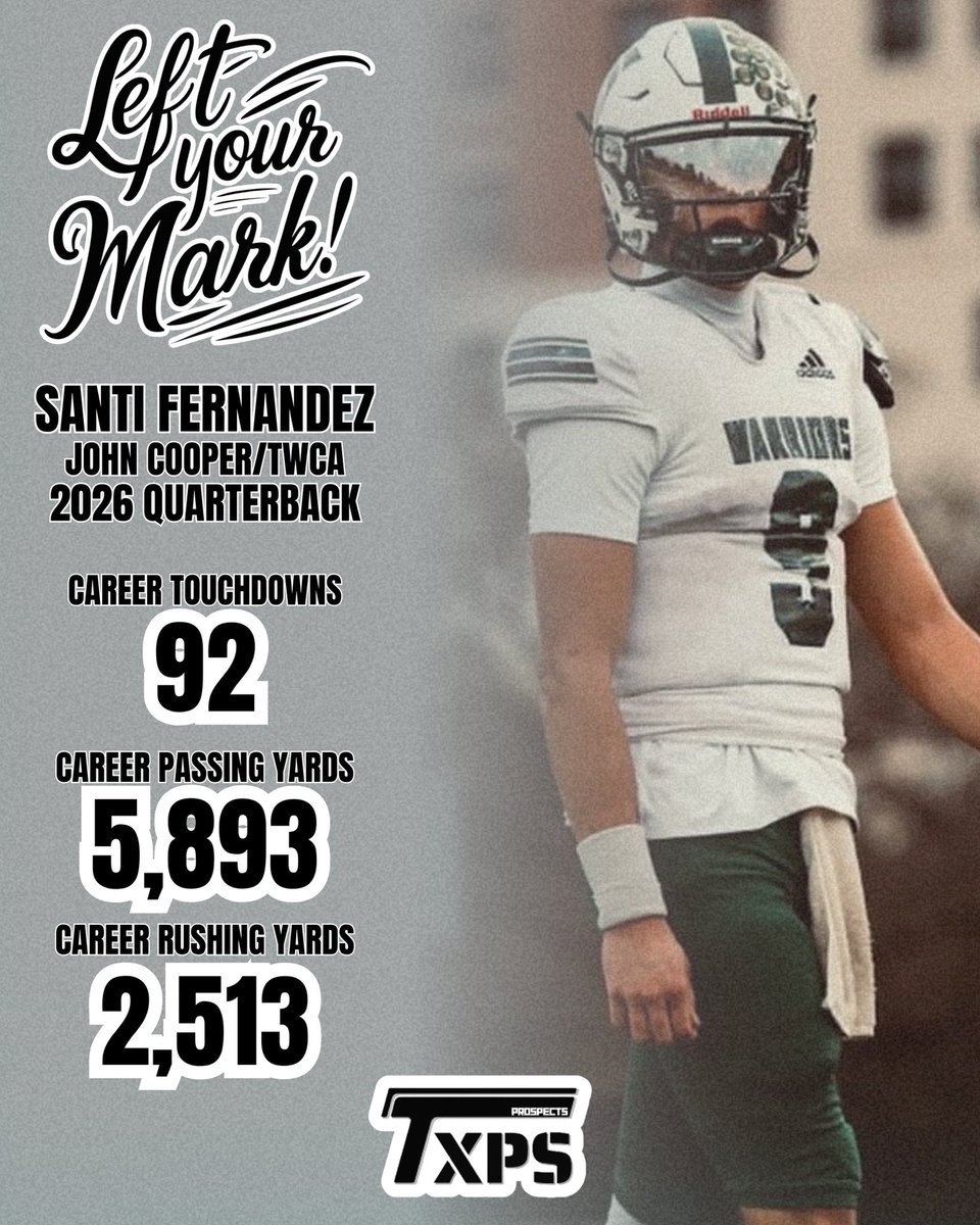 Santi Fernandez, you left your mark on TXPSFB!

Congratulations on an amazing high school career! 

In this series of posts, we will recognize a select group of players who have made a significant impact not only for their respective teams, but also on the TXPSFB community as a