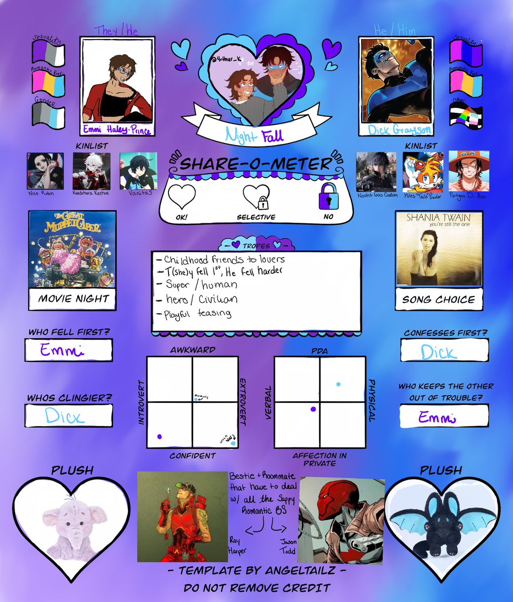 Raph/Cass- Ace & Ichiji’s valentine ❤️💞 tweet media