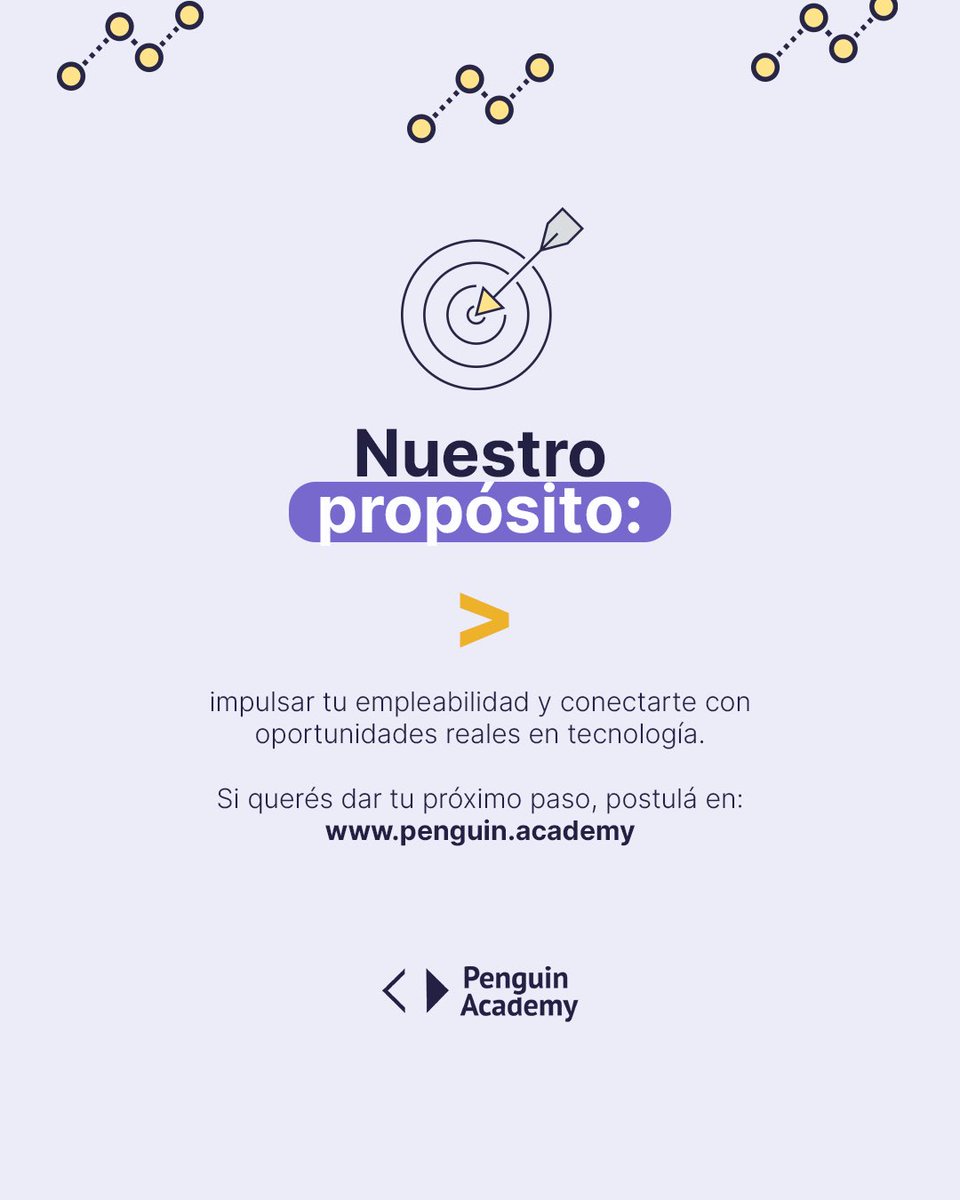 Te acompañamos en cada etapa de #CodePRO: evaluamos tus habilidades, potenciamos tu perfil y hacemos el match con vacancias de nuestras empresas aliadas. 🔎💼
Si buscás oportunidades reales, este es tu lugar.
Aplicá a CodePRO: penguin.academy/dl/ddecb1/s/c1…