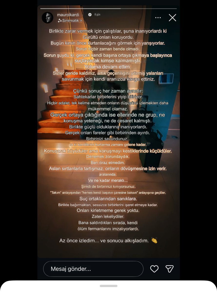 #icardi yine kine ne gönderme yapıyon gözünün yağını yediğim.