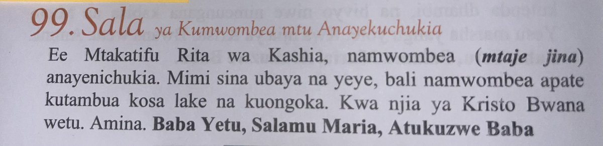 Hii ndio sala nilisema nitashare, kwenye jina sio lazima uwe unamjua jina. Sali kila siku kabla ya kulala au baada ya kuamka, zile imani za ukipost kitu mtu atajinks ziondoke because this prayer works magic.