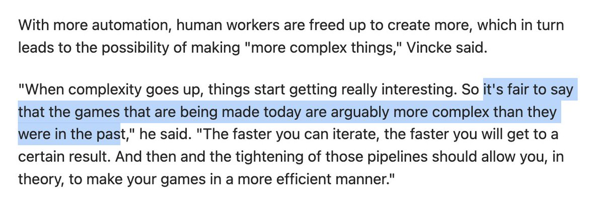 라리안의 CEO인 스벤 빈케가 AI를 활용해 일부 작업을 자동화하는 것이 더 나은 게임으로 이어질 것이라고 말한 이 명언이 정말 마음에 듭니다.
창작자들은 더욱 복잡하고 흥미로운 세계관과 게임플레이를 만드는 데