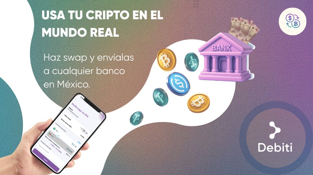 Tu banco sigue operando como en 1990, tu dinero ya vive en el 2025🌐

Deja de pedir permiso para usar lo que es tuyo. Con Debiti, tus criptos pagan la cena, el súper y el viaje. Sin fricción, sin esperas, sin burocracia.

El mundo real ya acepta tus USDT. 👇

Registrate y gana