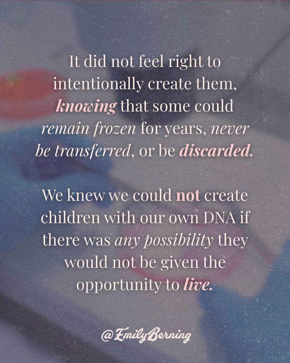 EmBerning's tweet image. I recently wrote an article featured on @LiveAction about my IVF journey. It’s a controversial subject that comes with many moral and ethical concerns, and I hope that this offers some clarity on the issue of how someone who is pro-life can approach this topic.