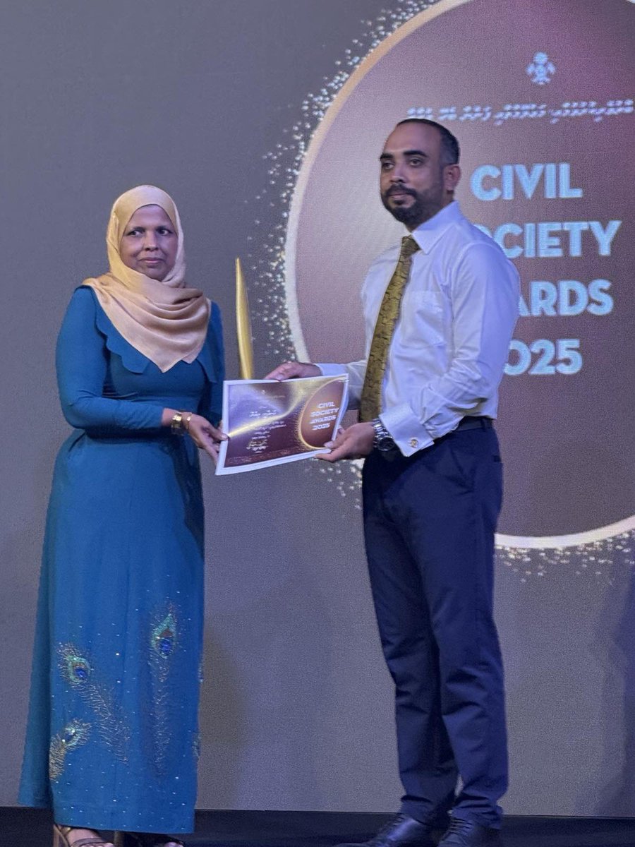 Honored to be named Best Environment NGO at the Civil Society Award 2025! 💚

This recognition fuels our mission for a cleaner, greener Maldives. 🌊🌱

#CLEANMaldives #CivilSocietyAward2025 #Environment