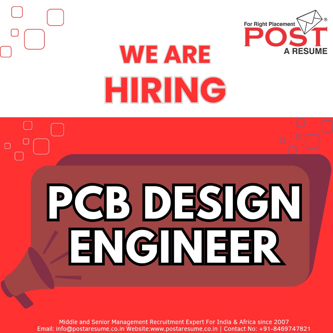 postaresume's tweet image. 📢Hiring PCB Design Engineer (Hardware &amp;amp; Layout)

🖇Apply Now: career.postaresume.co.in/jobseeker/1217…

 #PCB #Designengineer #WFO #jobAhmedabad #opentowork #helpinghand #jobseeker #vipulmmali #postaresume #vipulthewonderful